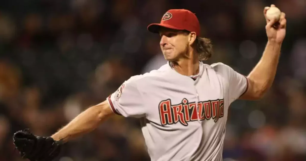 Randy Johnson Strikes Out a Bird - 2001